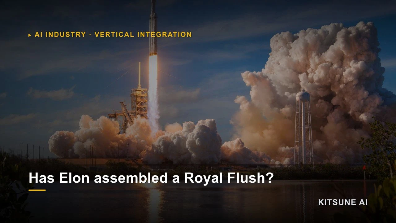Has Elon finally assembled the AI equivalent of a Royal Flush?
