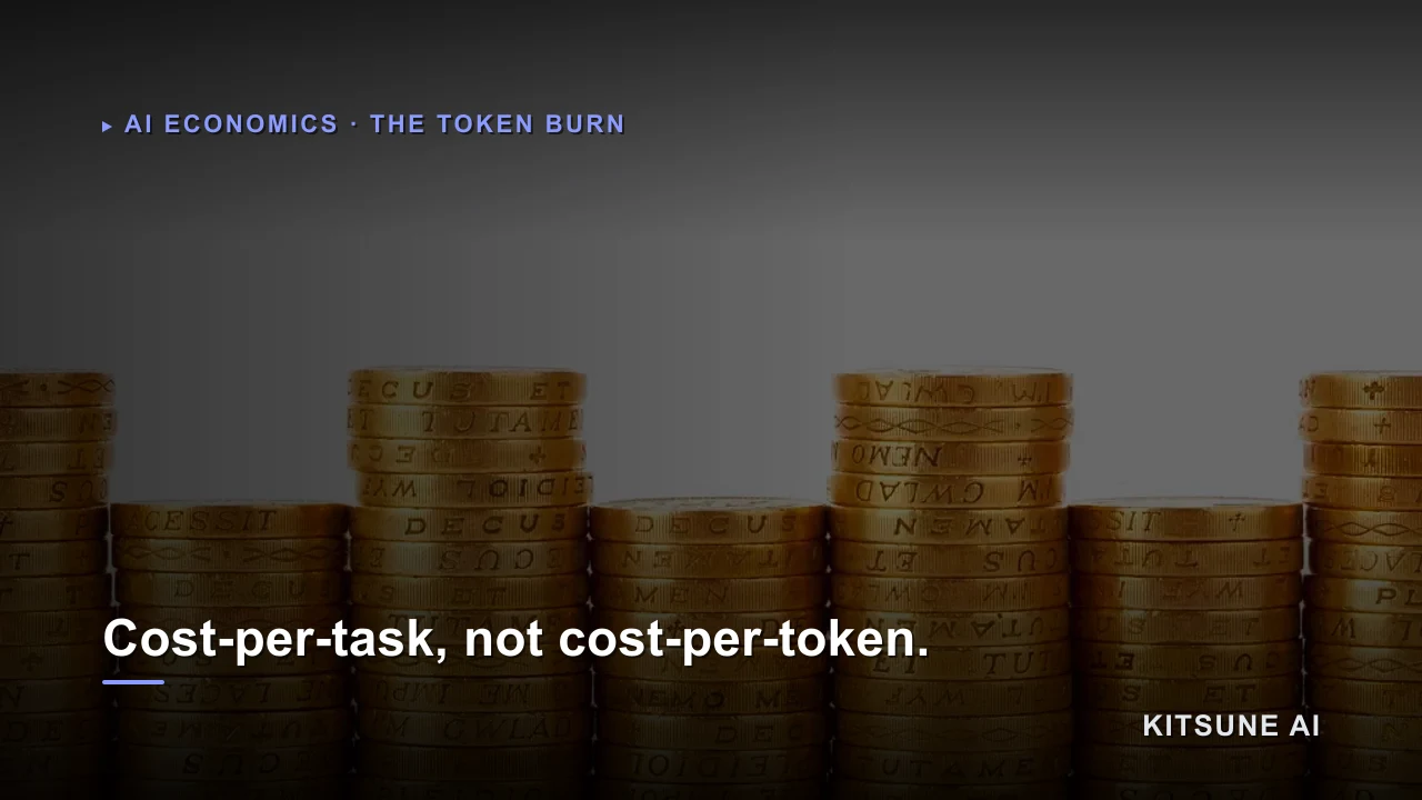 The token bill nobody puts on the slide