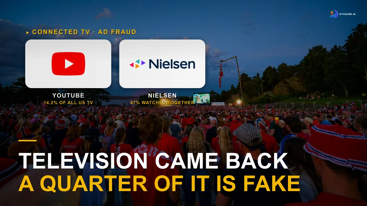 TV is not dead. It's now connected. And 25% of it is fraudulent.