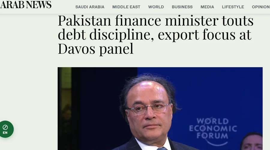 Arab News coverage from the Davos panel
