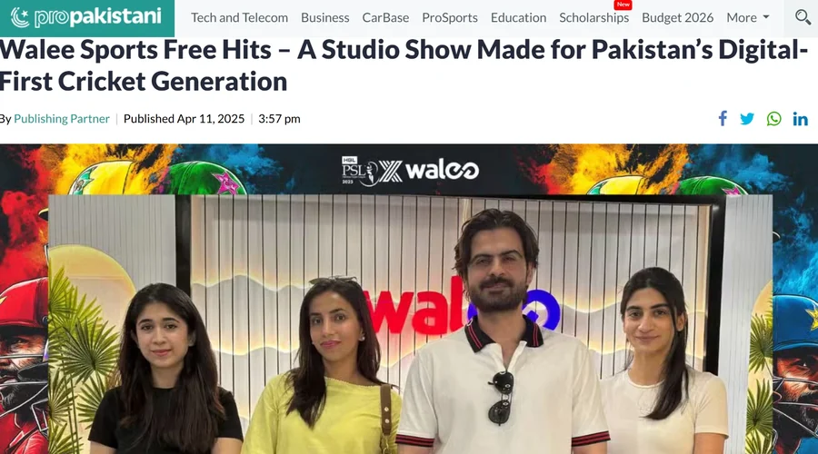 ProPakistani coverage of a studio show launch